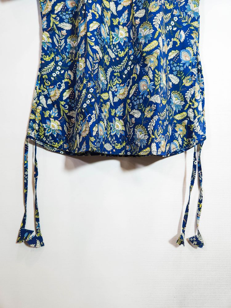 Co-Ord Set V Neck-Zinc Leaf