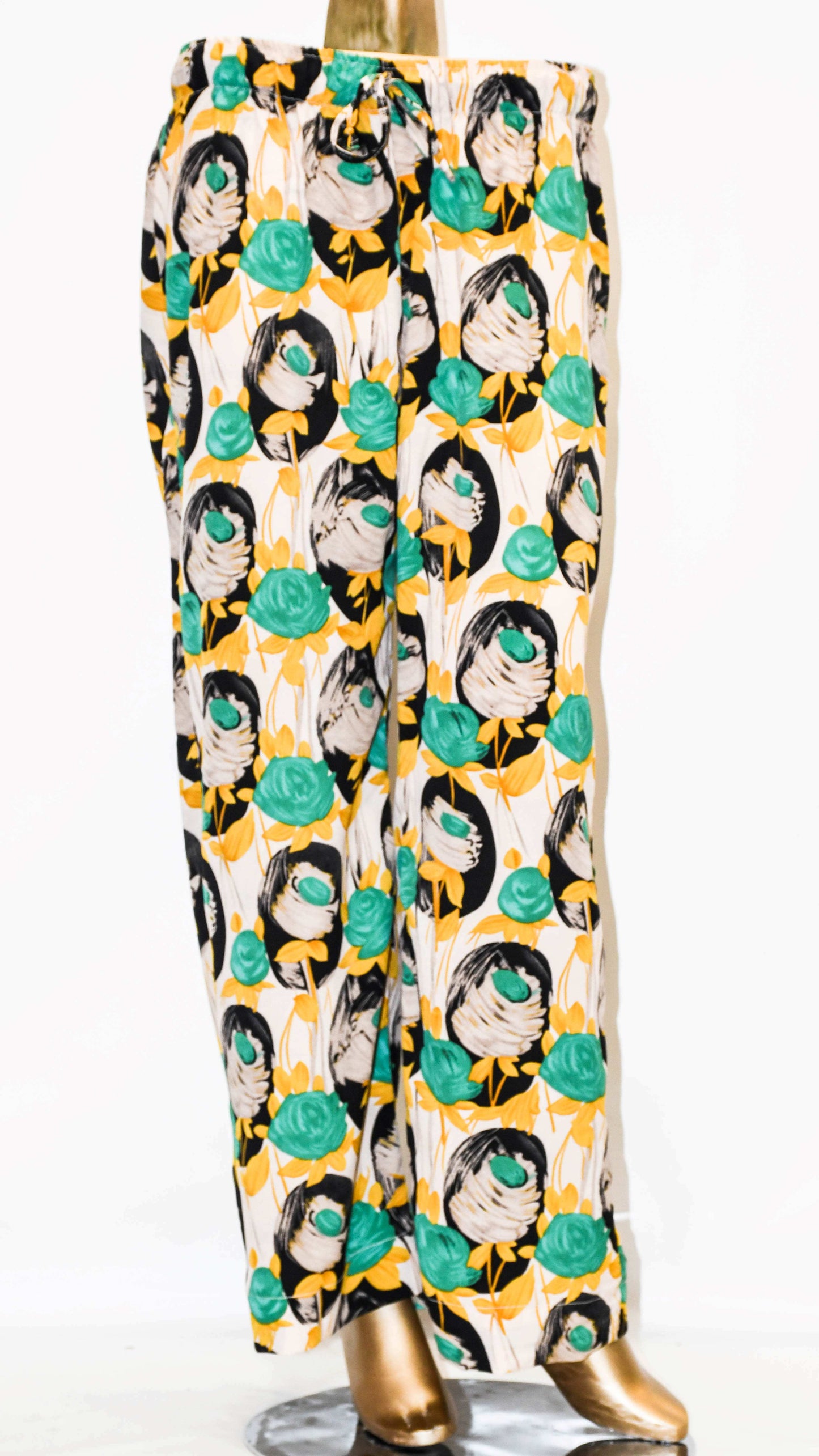 Co-Ords Set Mustard Green Floral