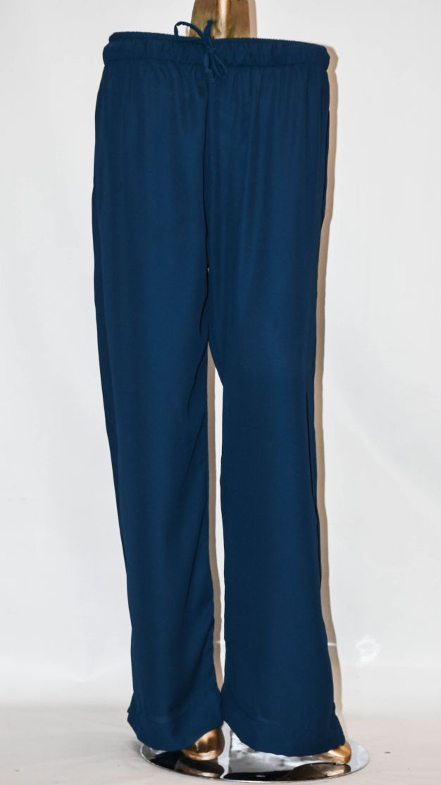 Co-Ord Set Bell Sleeves Floral Navy