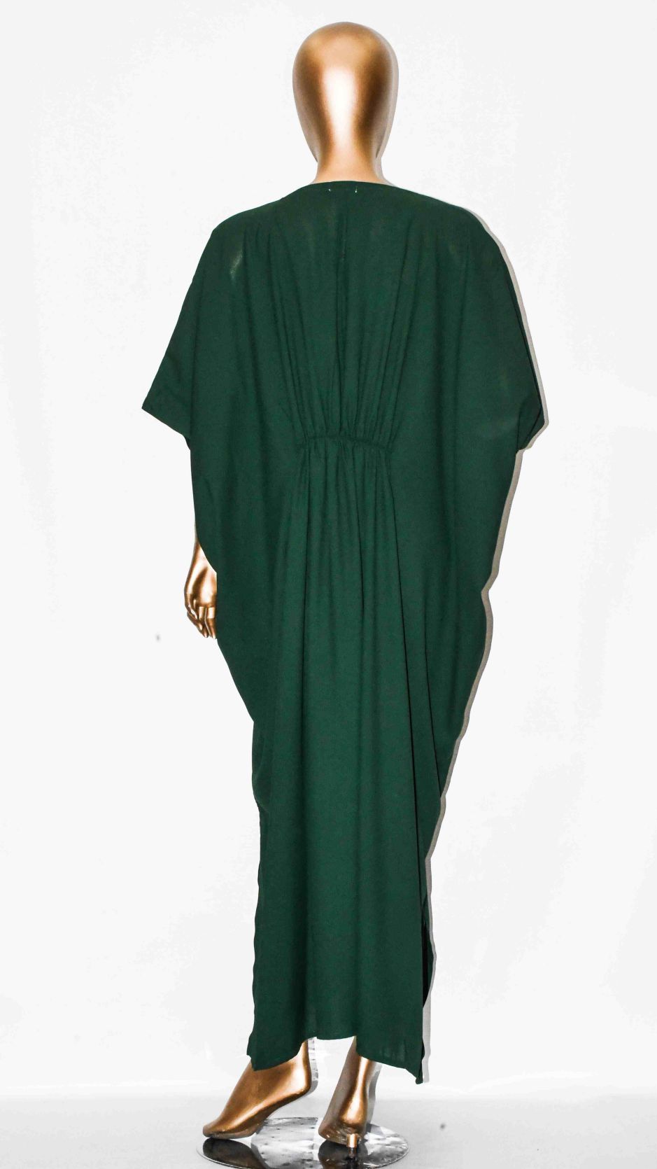 Maxi Kaftan Plain Bottle Green