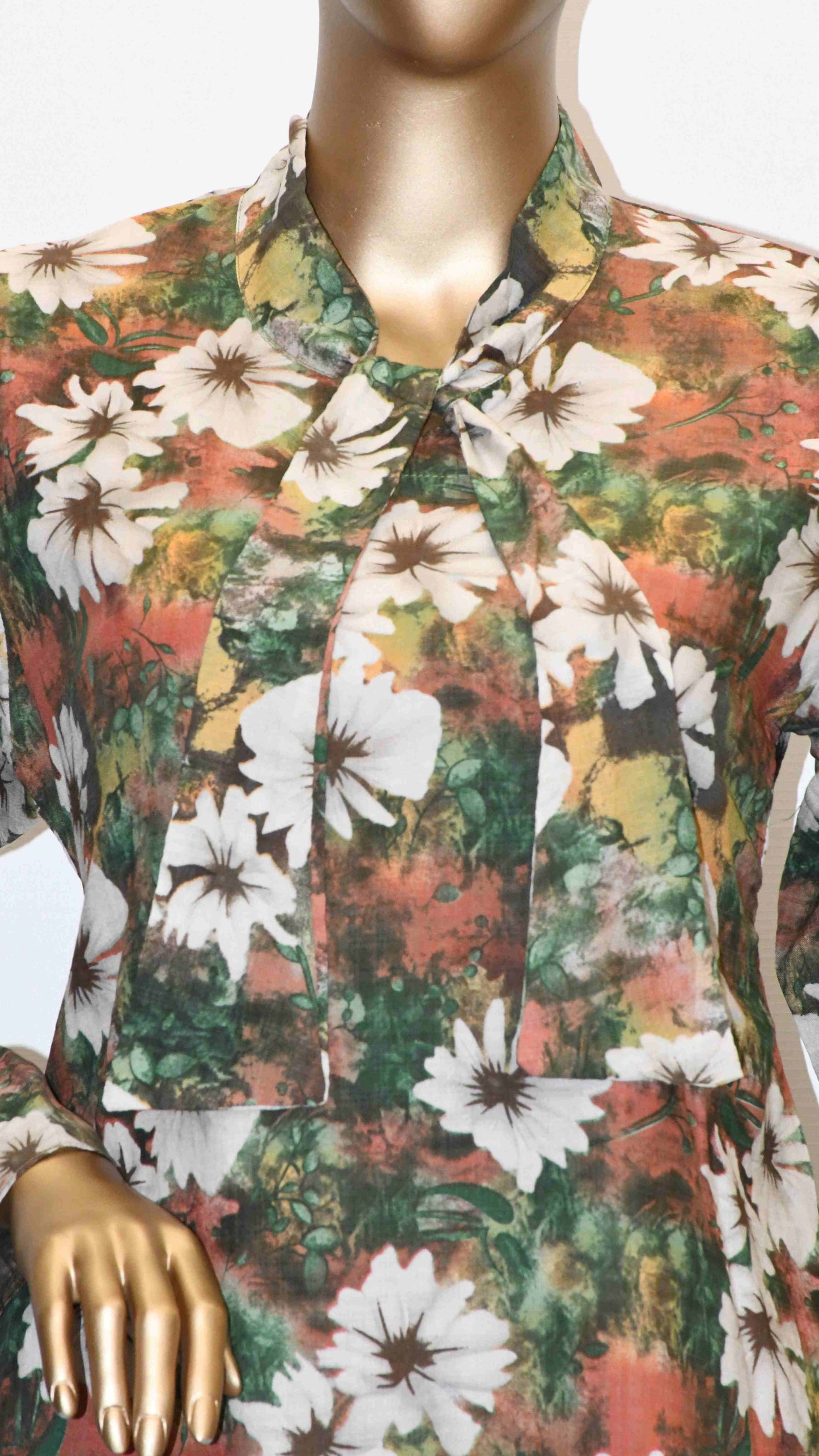 Tie Knot Lawn Co-Ord Set Spring Cocktail