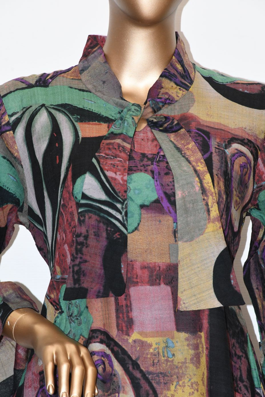 Tie Knot Lawn Co-Ord Set Dare Funky