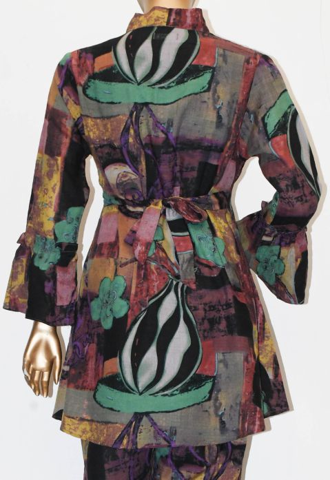 Tie Knot Lawn Co-Ord Set Dare Funky