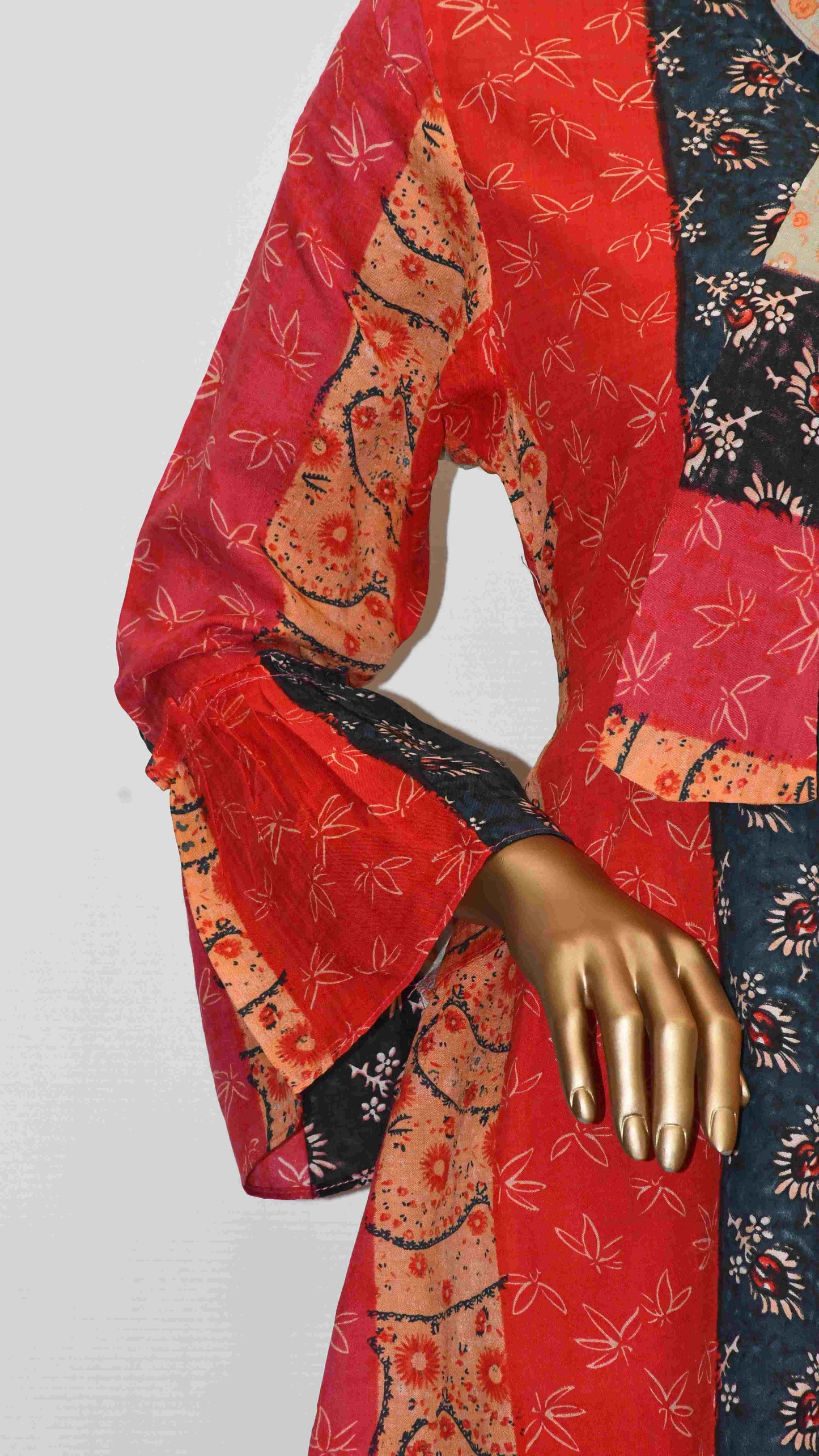 Tie Knot Lawn Co-Ord Set Multicoloured