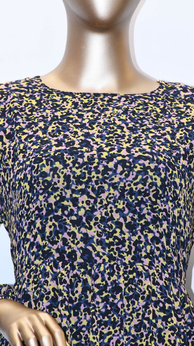 Maxi Regular Midi Dress-Abstract