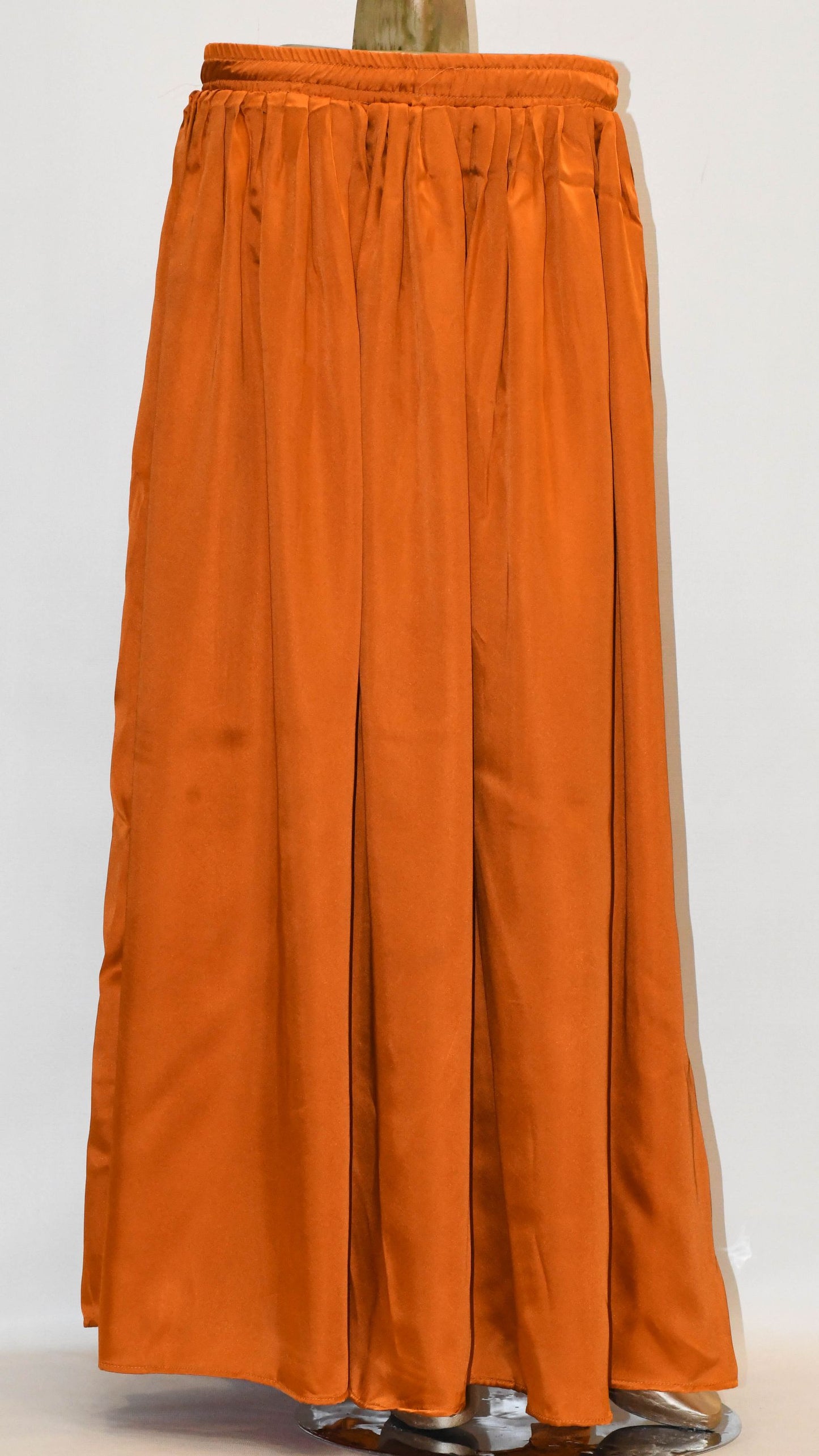 Silk Skirt-Tangerine Mist