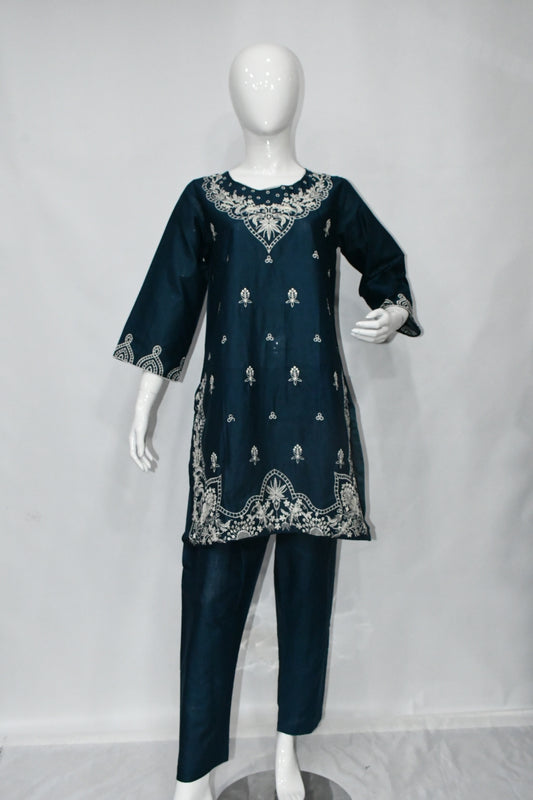 Zinc Embroidered Shirt and Trouser