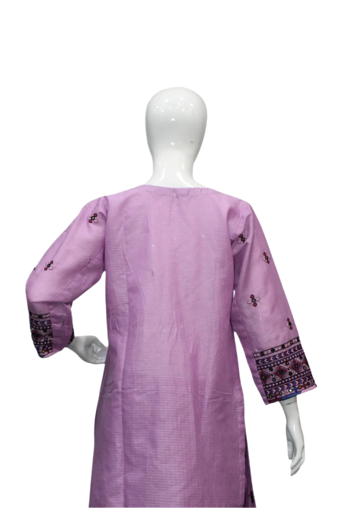 Mirror Styled Embroidered Lilac Shalwar Suit