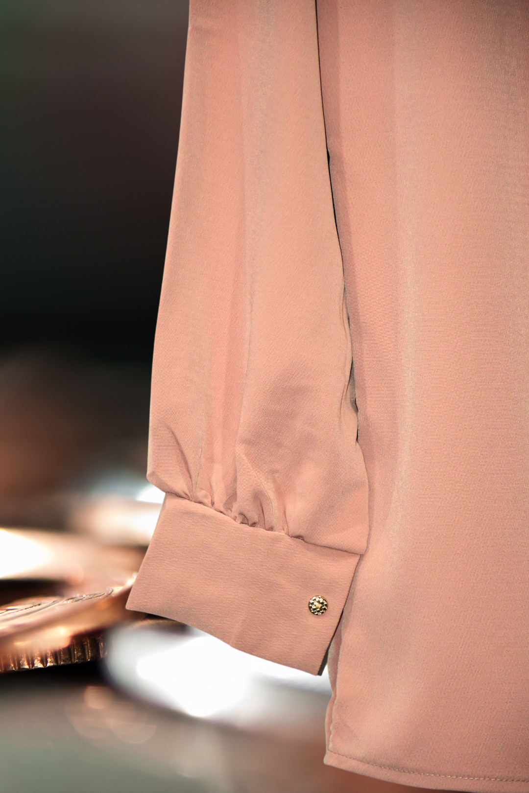 Top Plain Neck Buckle_Dusty Peach