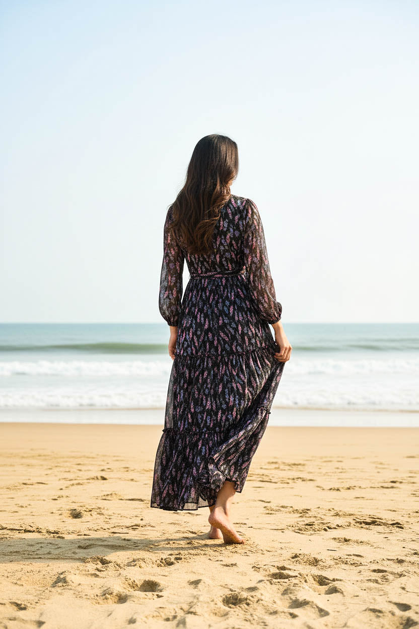 Maxi Regular Midi Dress-Evening Meadow