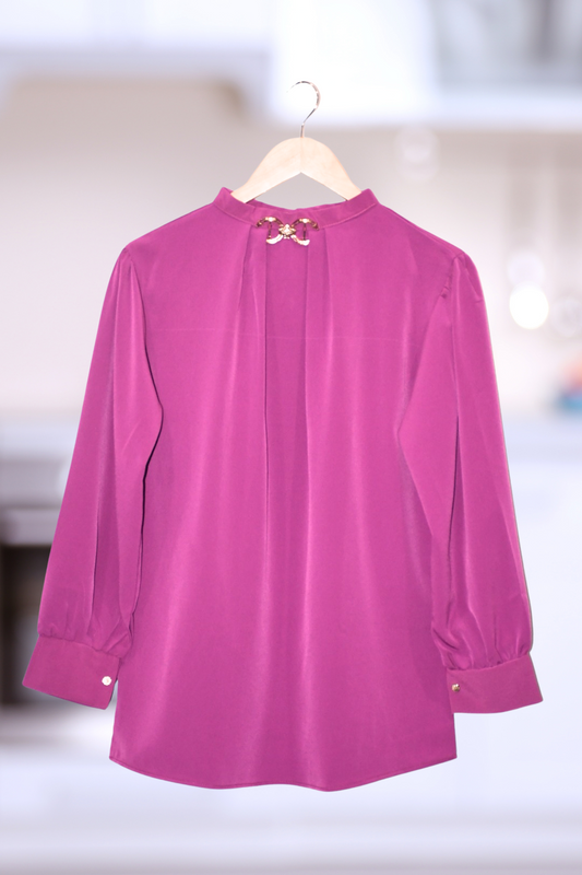 Top Plain Neck Buckle_Purple