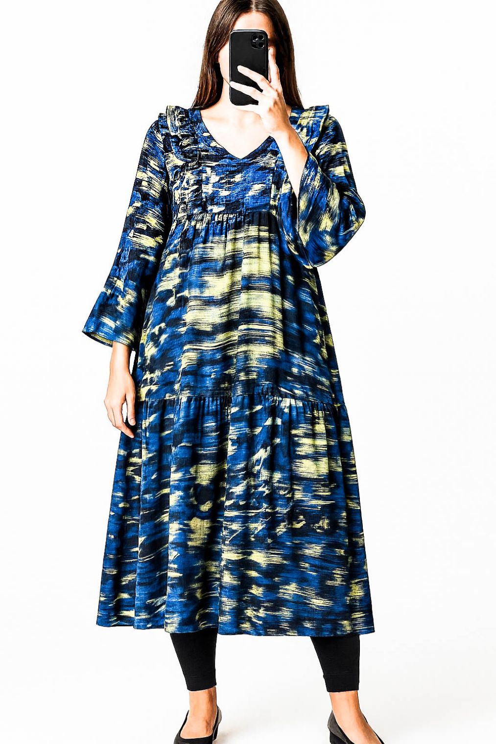 Maxi Frill-Abstract Mirage