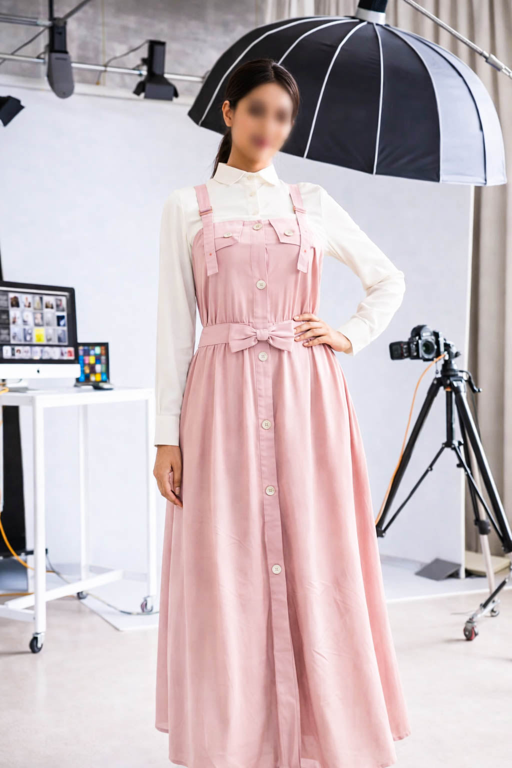 Maxi Romper-Baby Pink