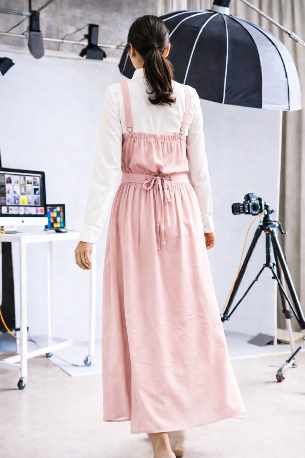 Maxi Romper-Baby Pink
