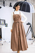 Maxi Romper-Coffee Brown