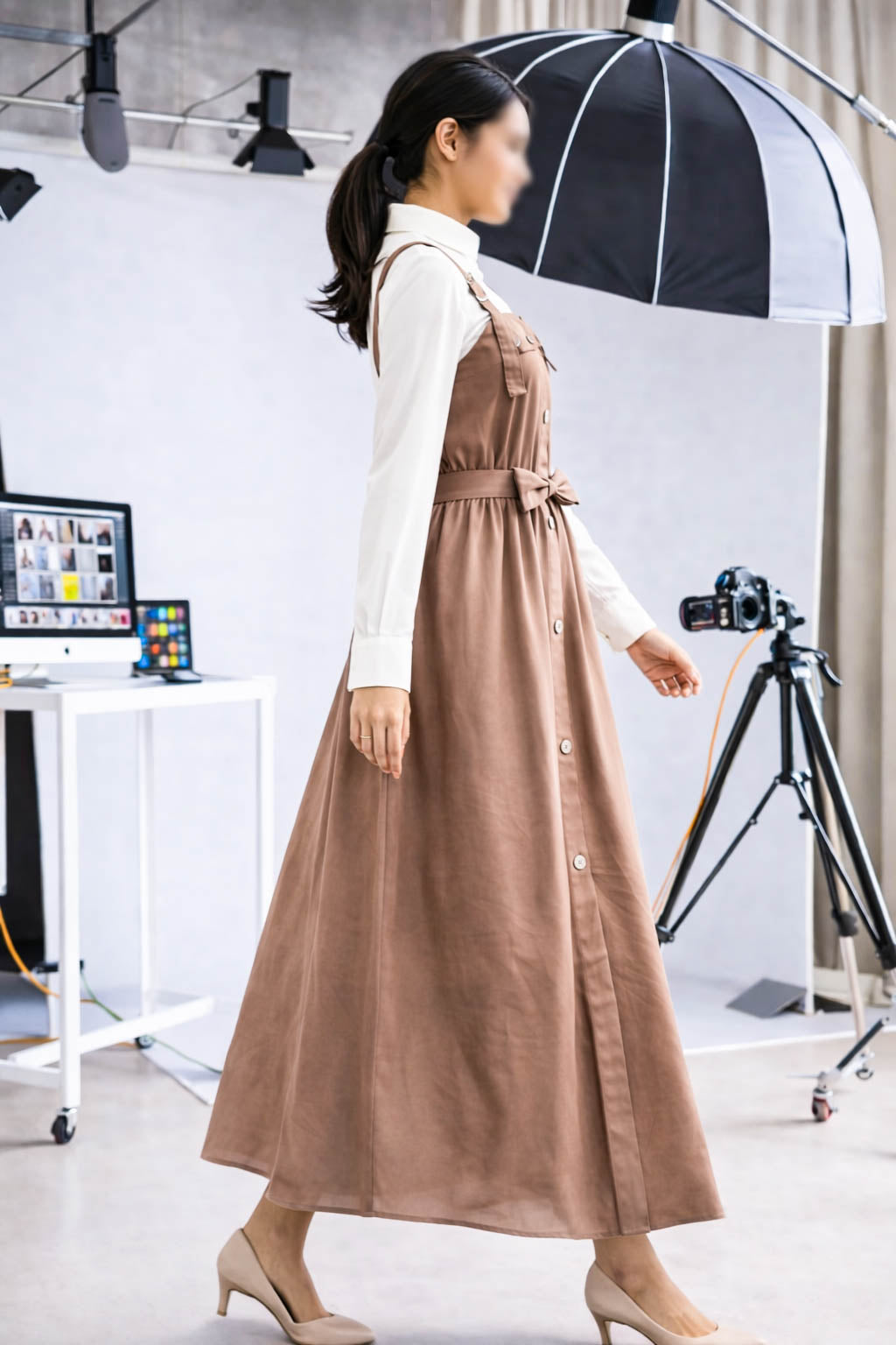 Maxi Romper-Coffee Brown