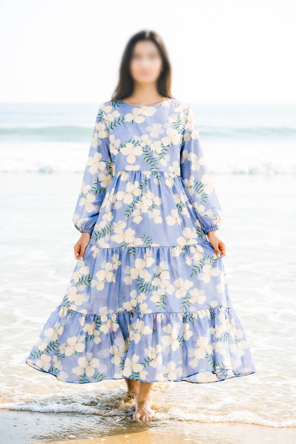 Maxi Regular Midi Dress-Jasmine On Sky
