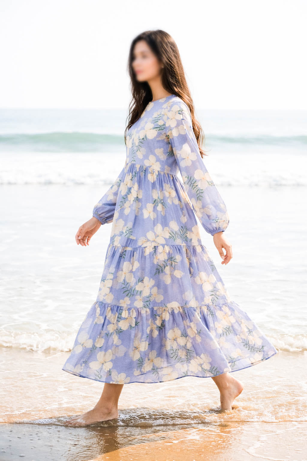 Maxi Regular Midi Dress-Jasmine On Sky