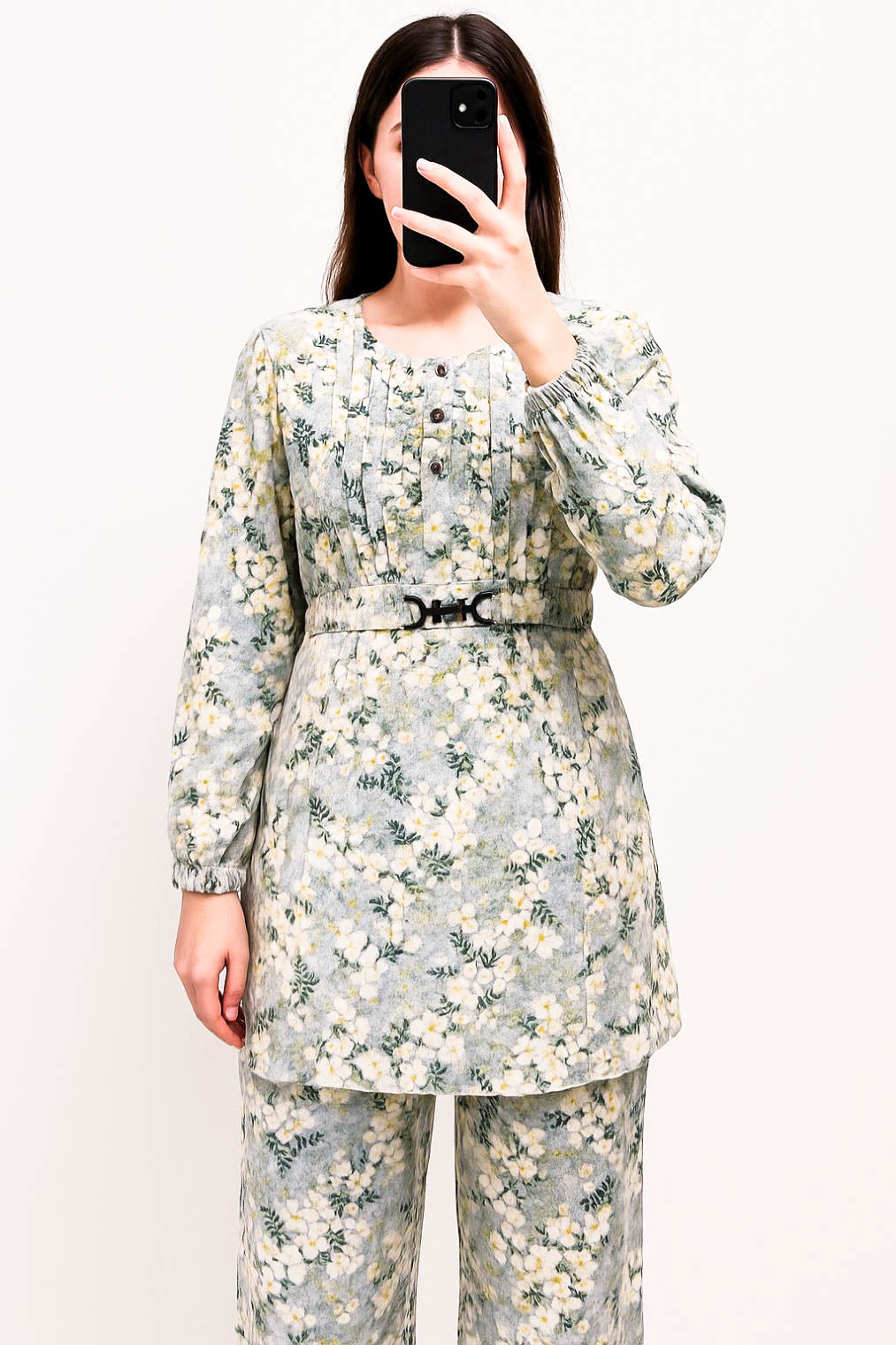 Printed Co-Ord Set Light Green