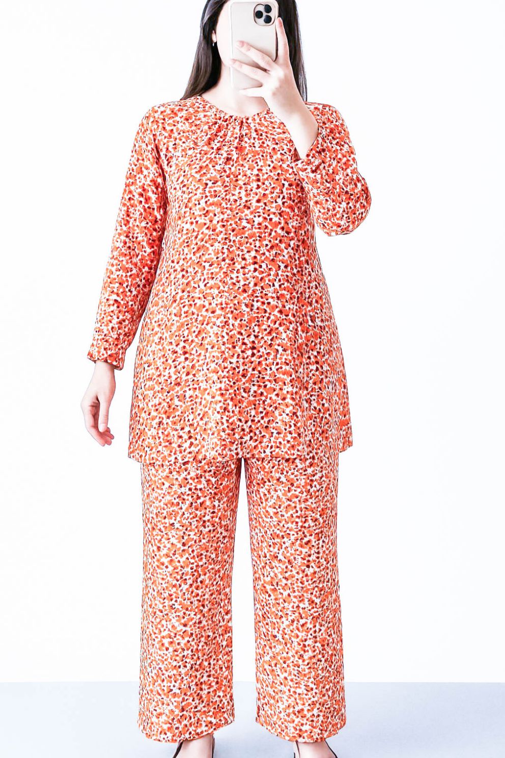 Co-Ords Set Red Camouflage