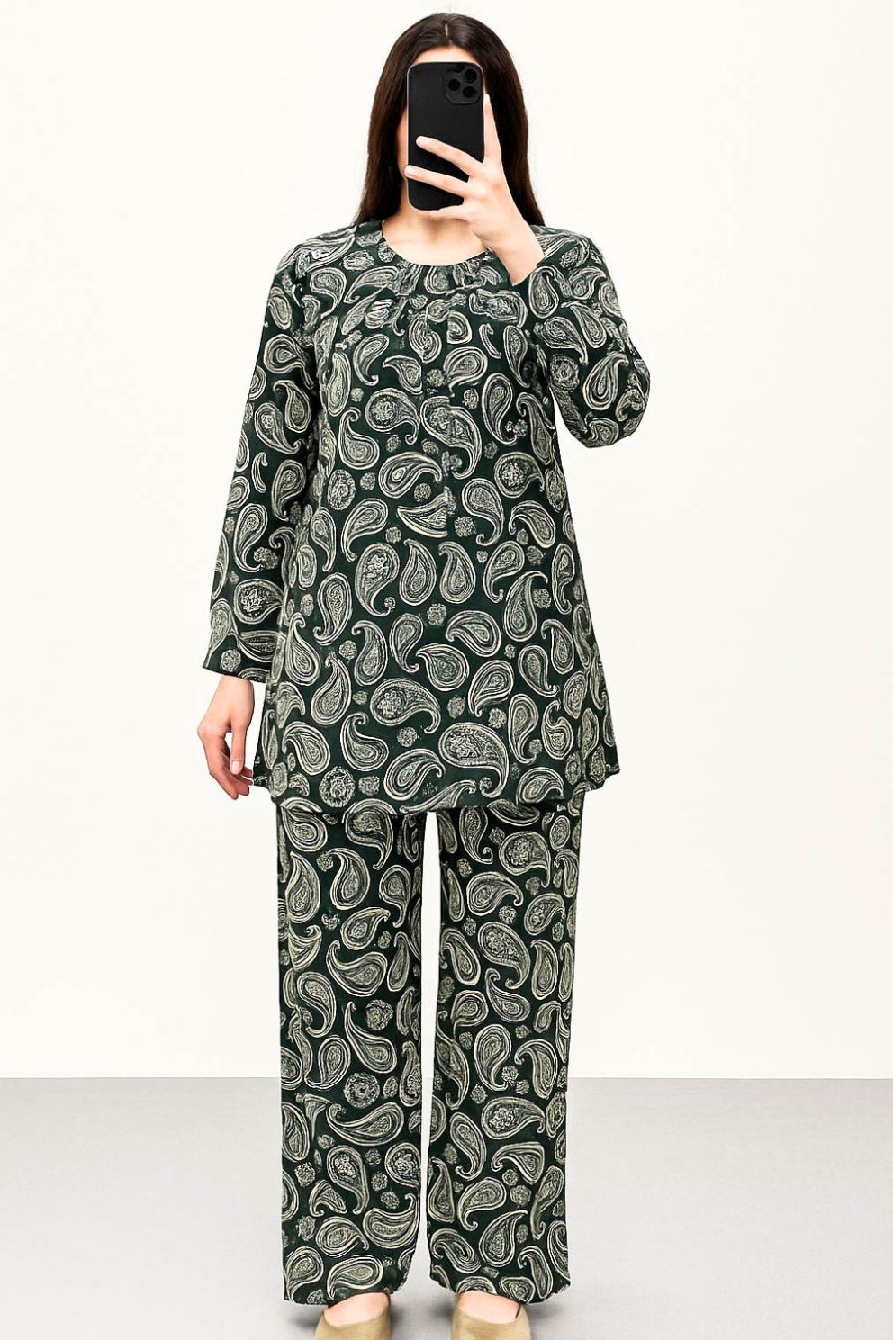 Co-Ords Set Paisley Print