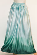 Silk Skirt-Sea Green TIe & Dye