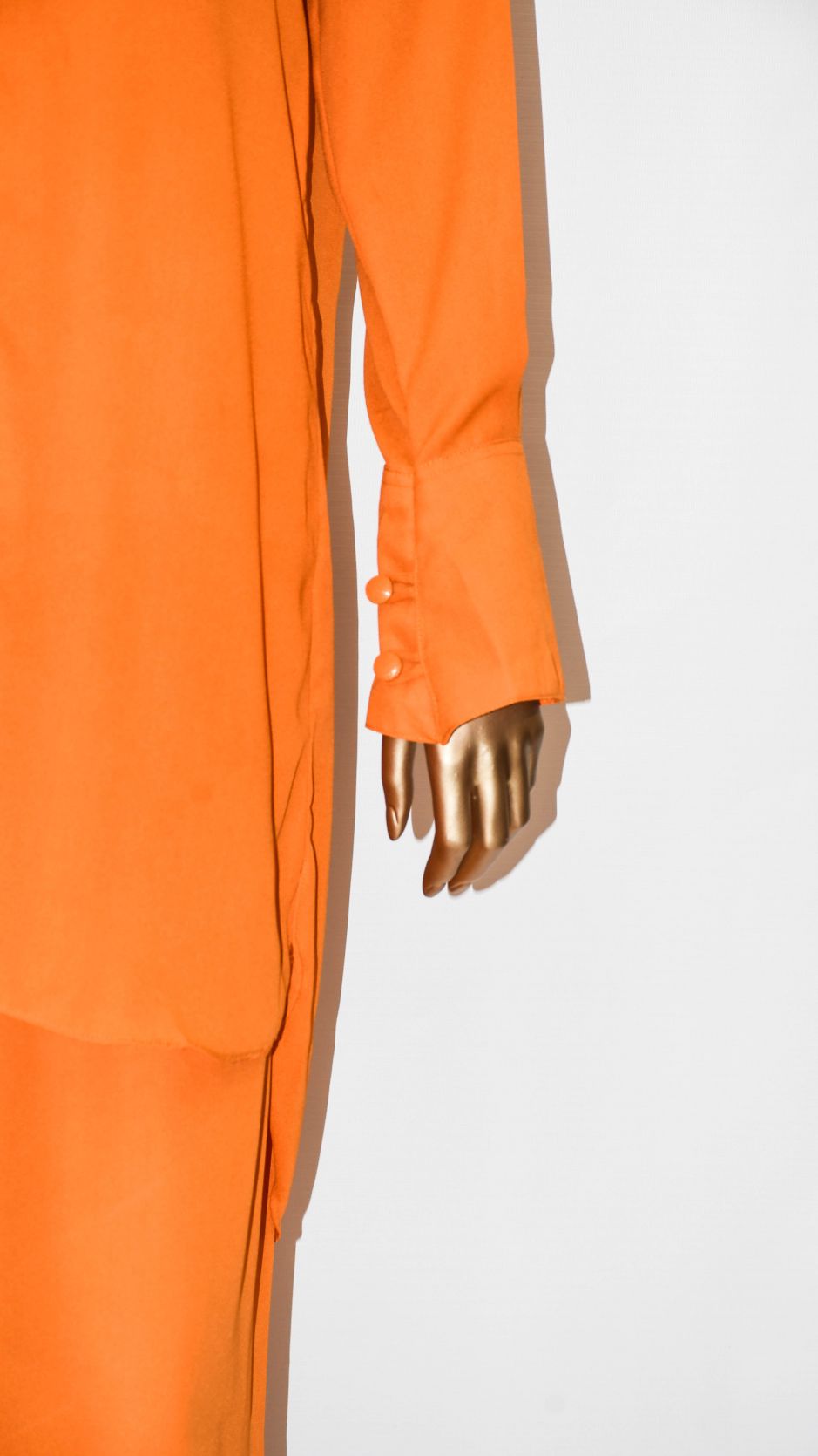 Fabric button co-ord set Sunset Blaze