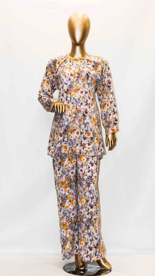 Co-Ords Set Lilac Print