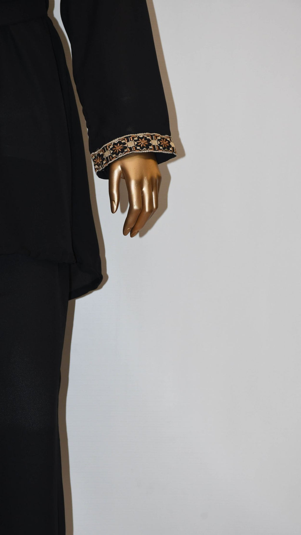 Co-Ords Set Embroidered Jet Black