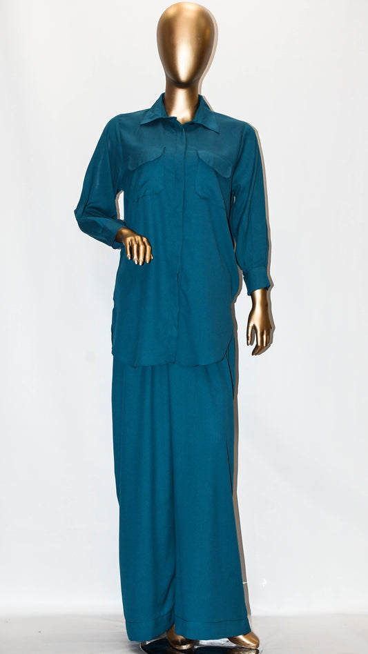 Co-ord Set Double Pocket Zink