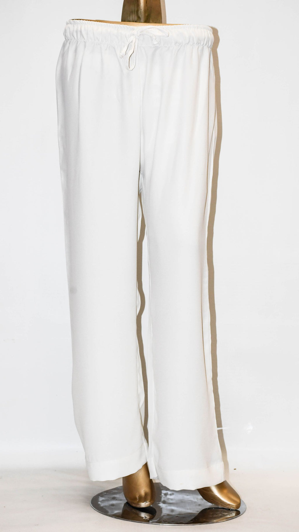 Co-Ord Set Bell Sleeves White Tiger Print