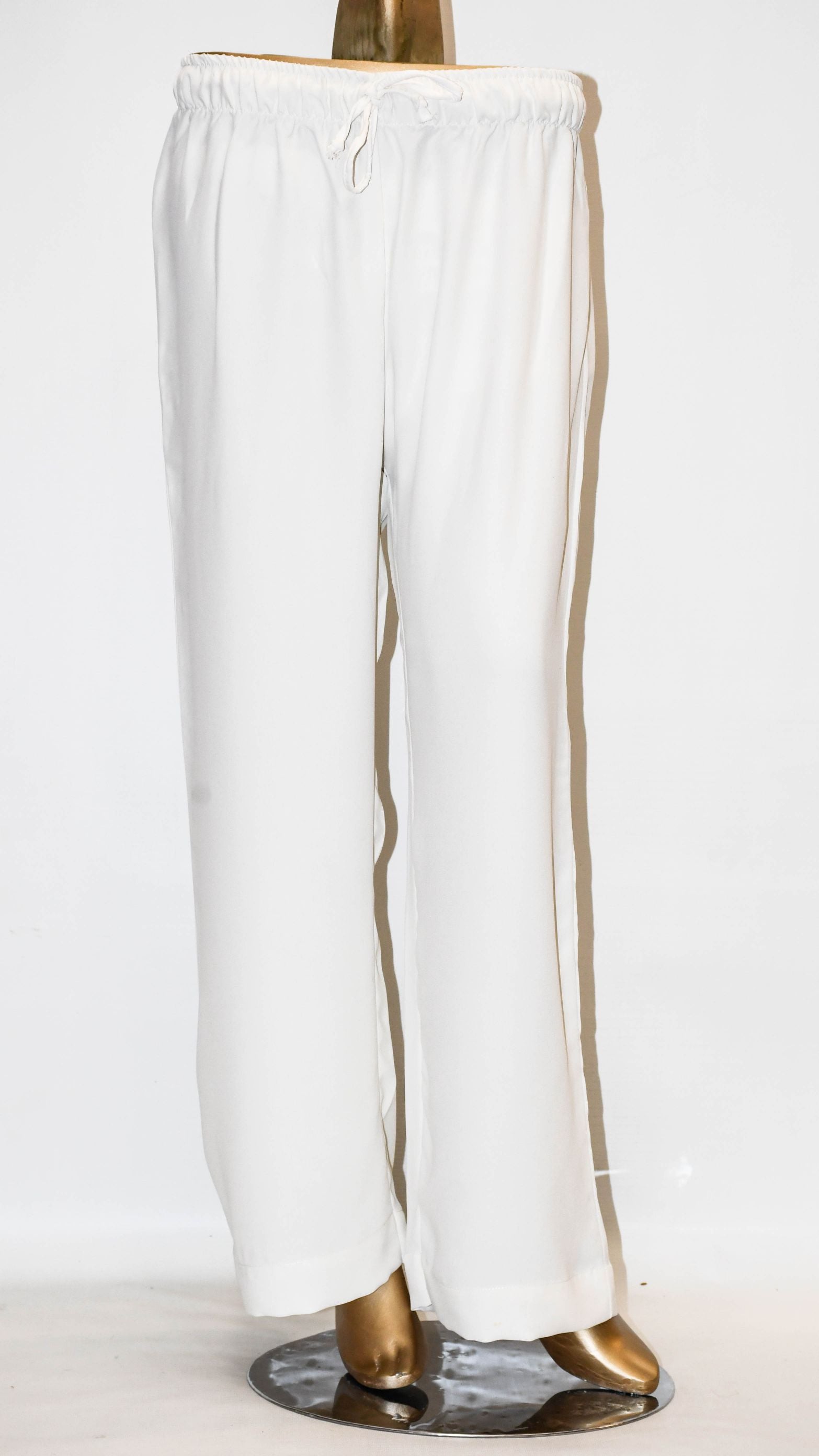 Co-Ord Set Bell Sleeves White Tiger Print