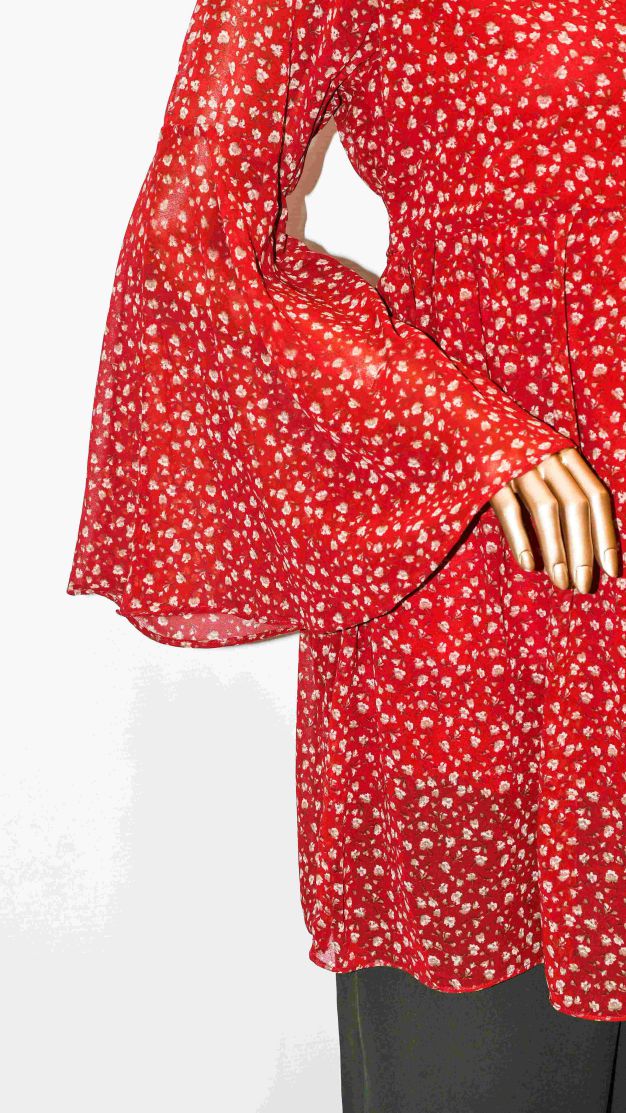 Co-Ord Set Bell Sleeves Ditsy Floral