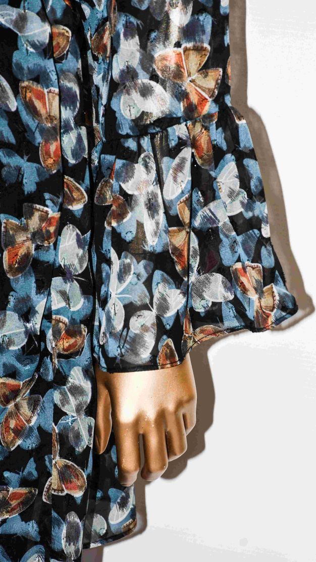 Co-Ord Set Lace-Up Top Butterfly