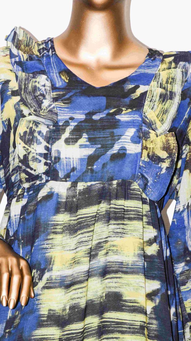 Maxi Frill-Abstract Mirage