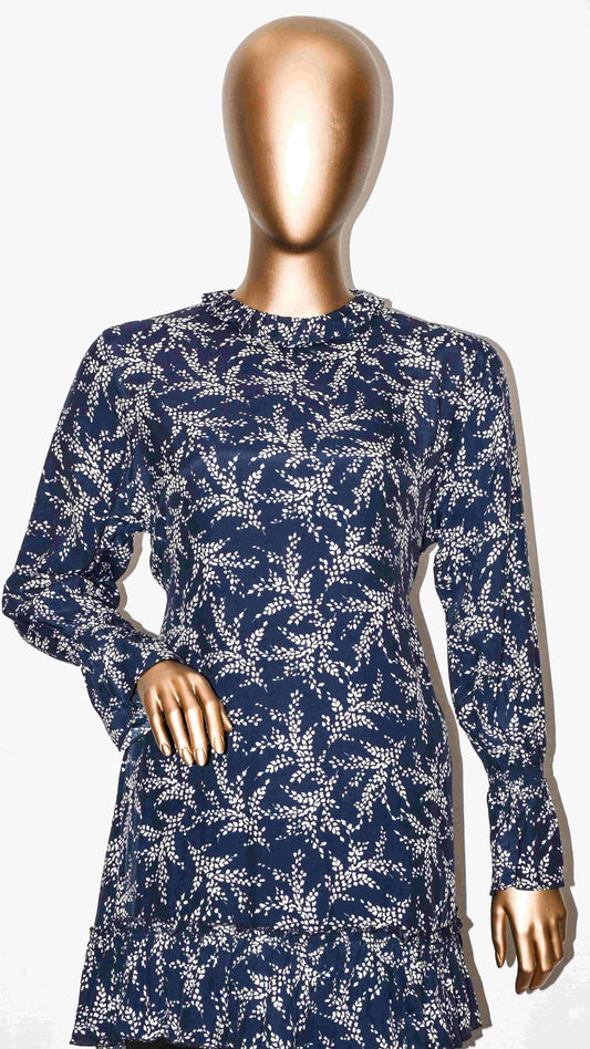 Top Frilled Bottom-Reef Print