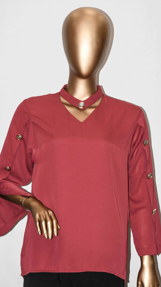 Top Choker Neck-Watermelon