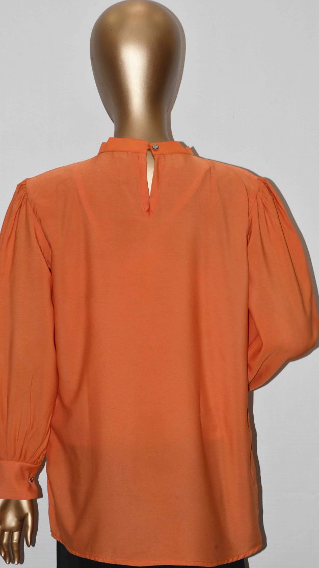 Top Plain Neck Buckle_Neon Orange