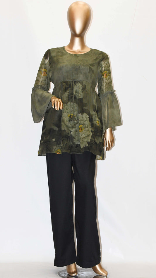 Co-Ord Set Matching Trouser Apple Green
