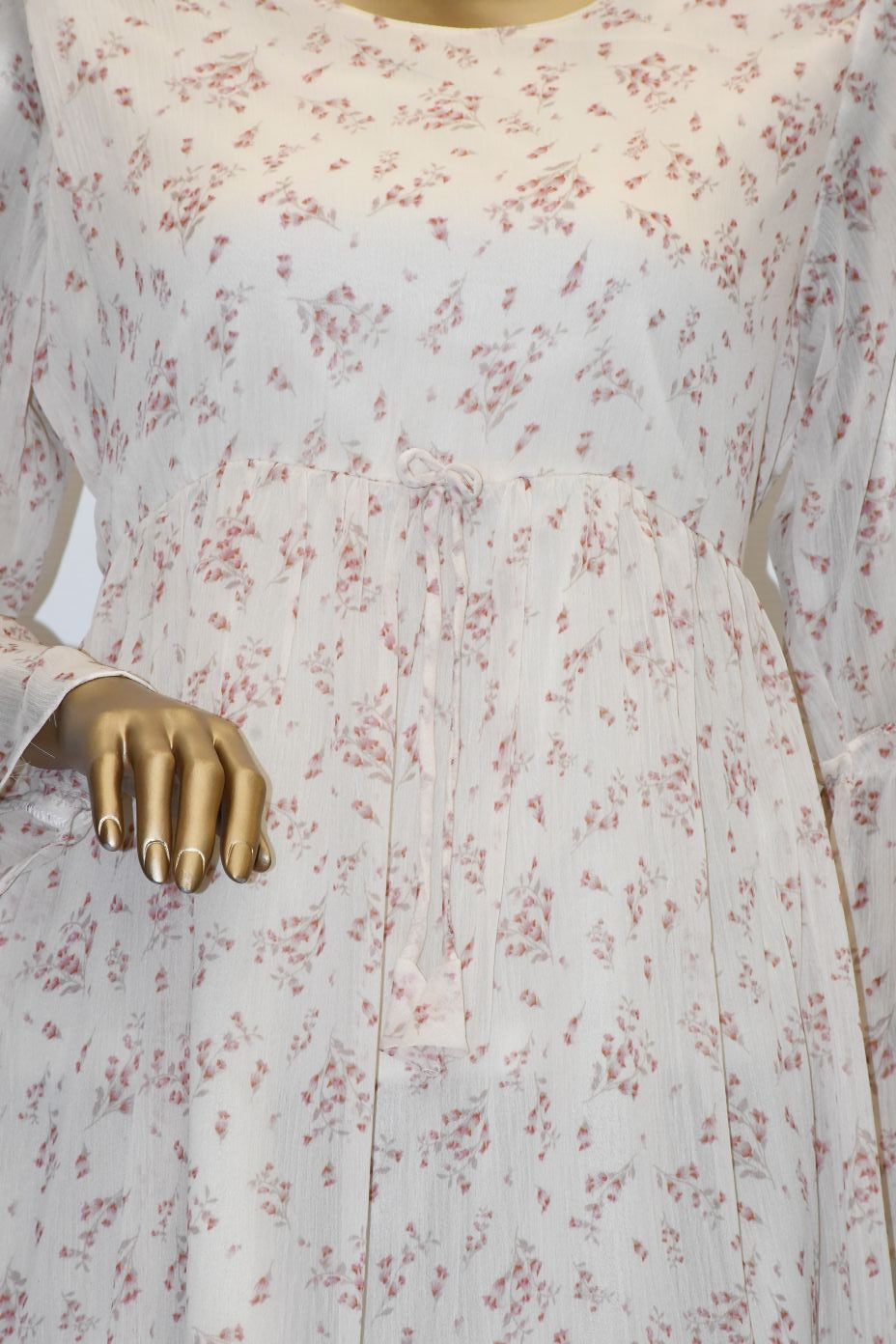 Co-Ord Set Matching Trouser Beige Floral