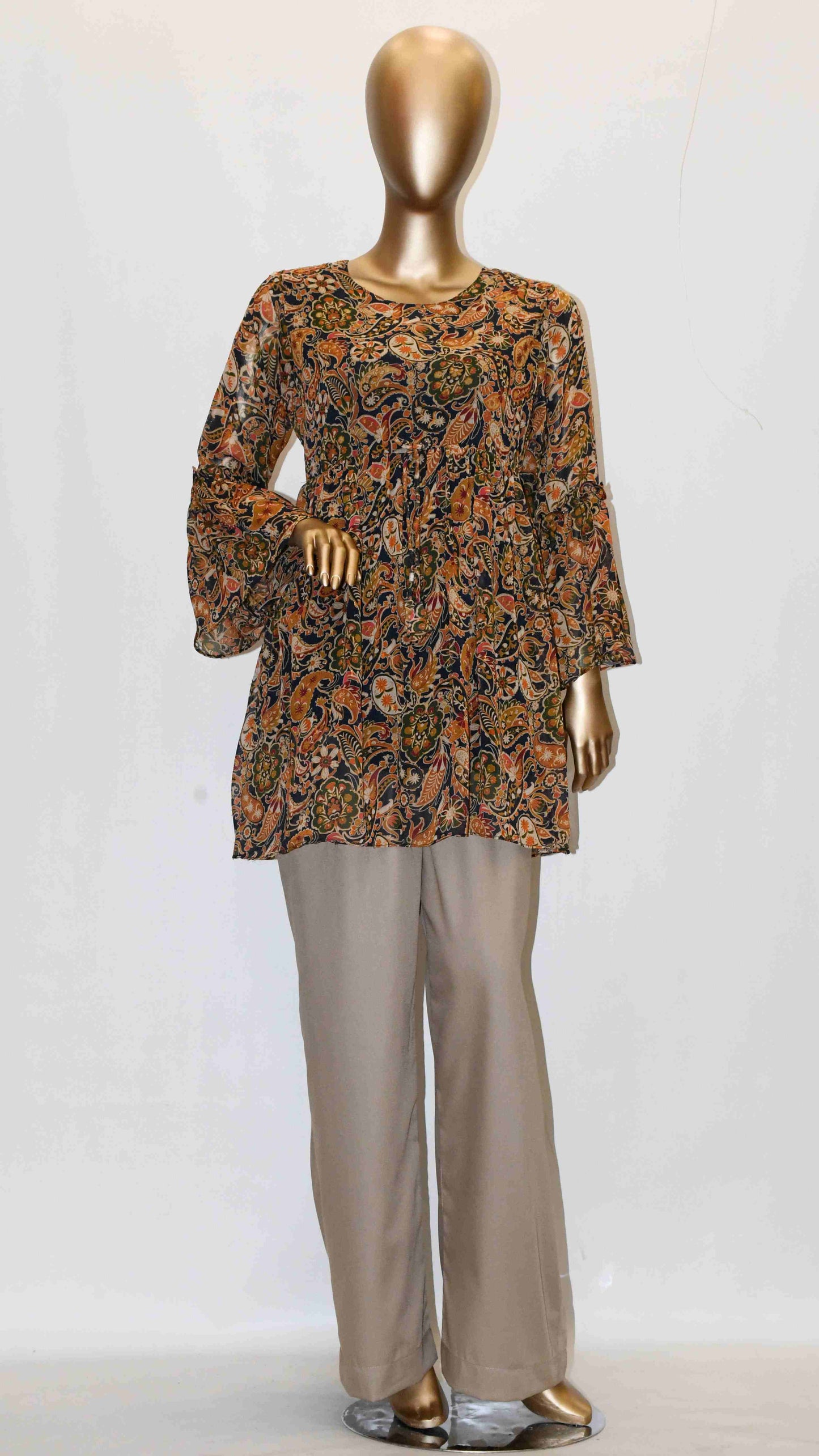 Co-Ord Set Matching Trouser Paisley Print