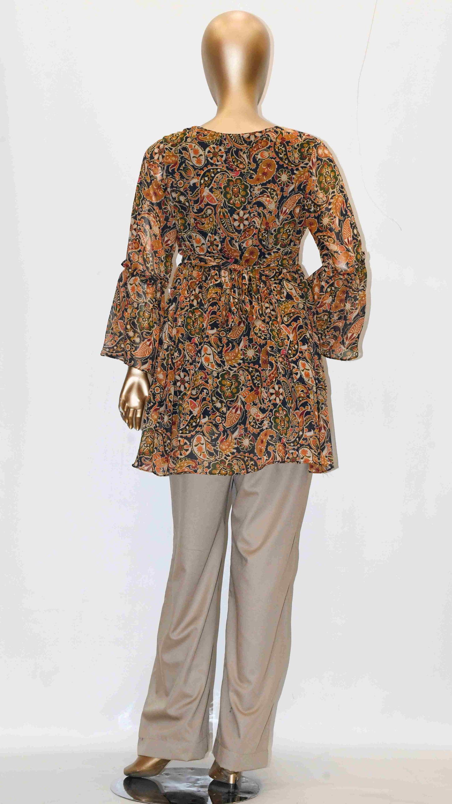 Co-Ord Set Matching Trouser Paisley Print