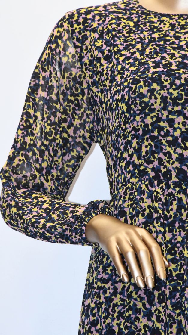 Maxi Regular Midi Dress-Abstract