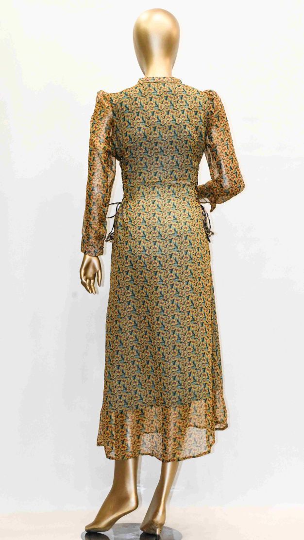 Maxi Side Laces-Green Floral