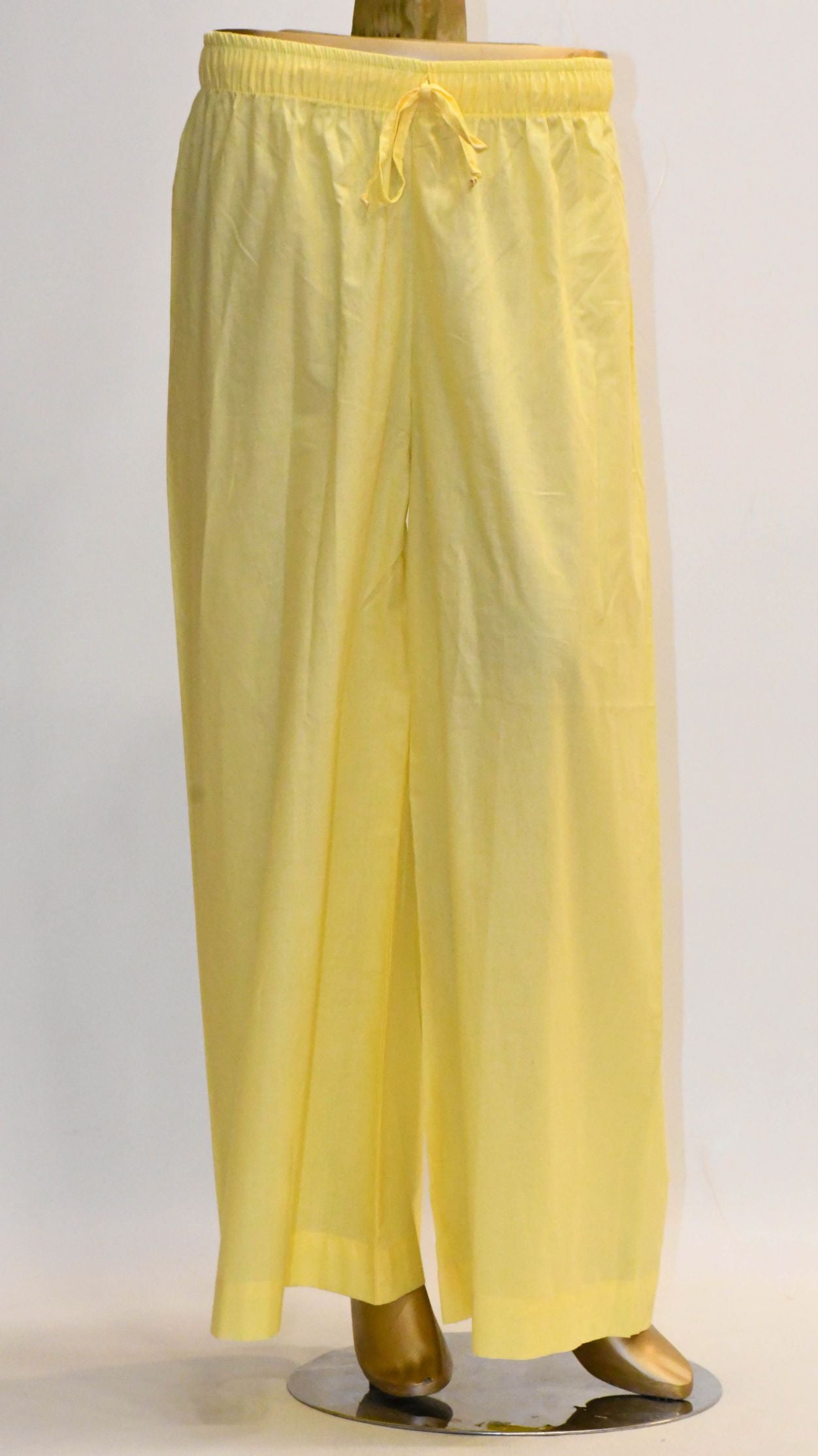 Co-Ord Set Ban Neck-Pastle yellow