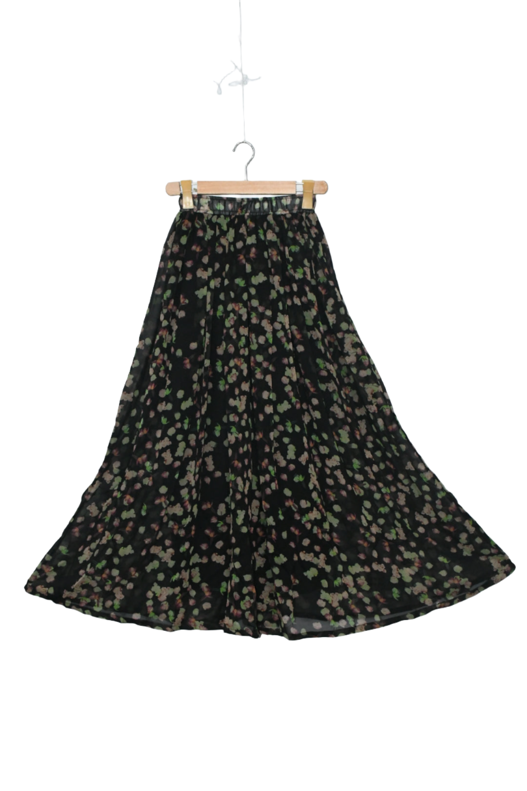 Chiffon Skirt-Floral Print