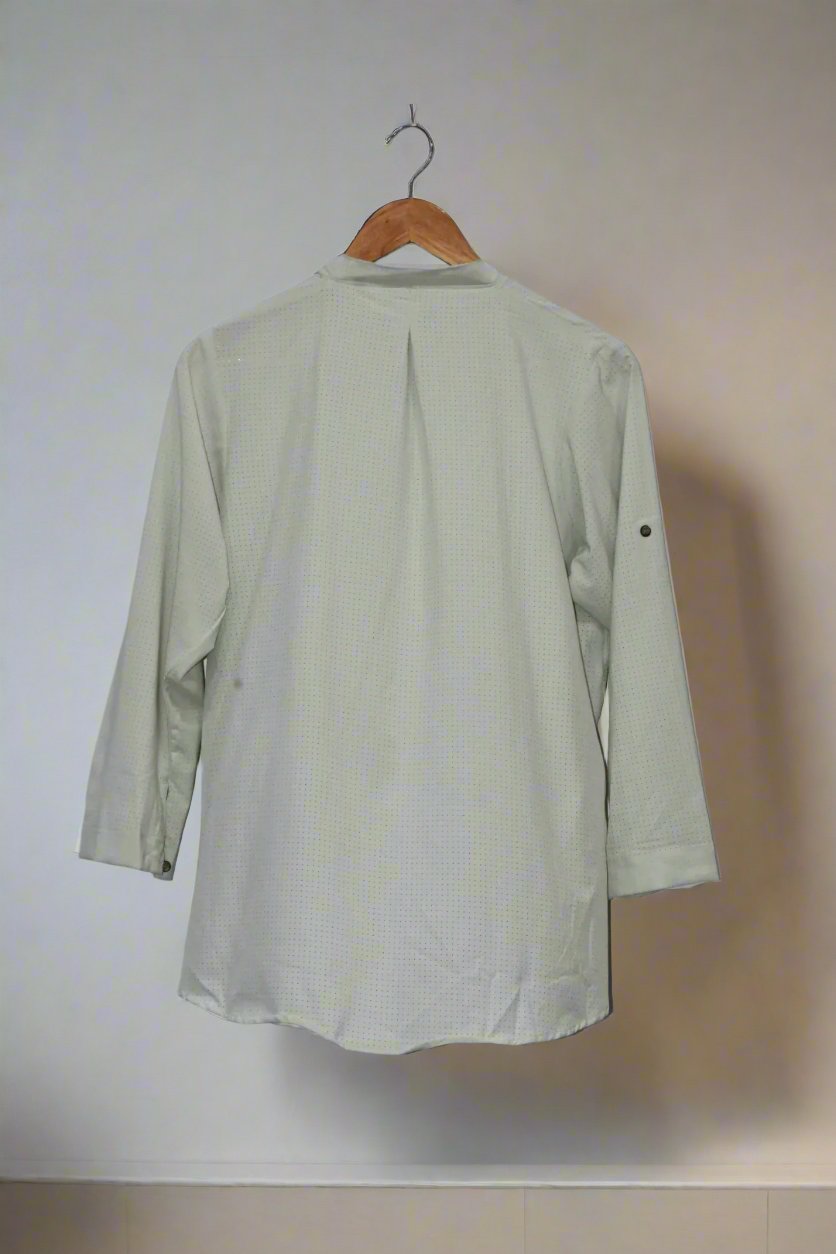 Top Henley Neck-Pistachio