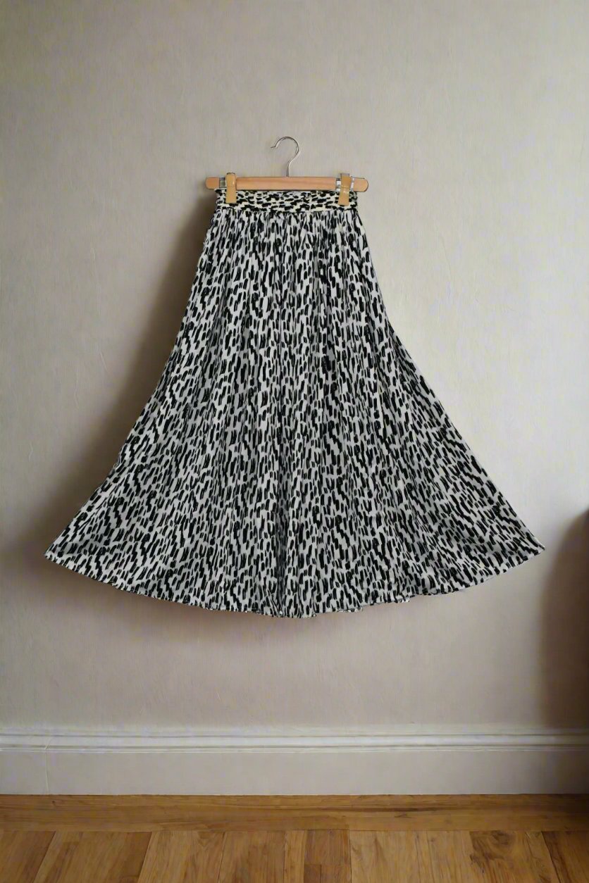 Teen Age Skirt-Leopard Print