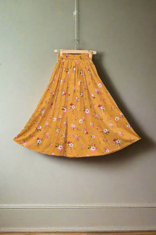 Teen Age Skirt-Mid Rise Floral