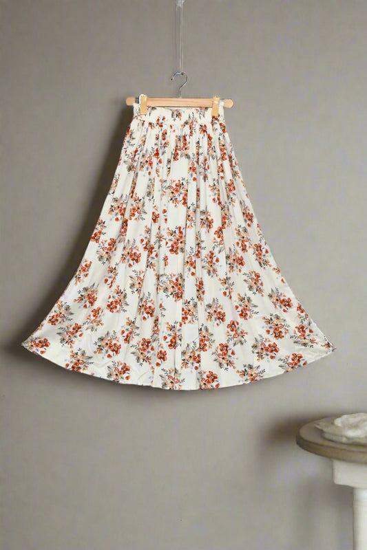 Teen Age Skirt-French Garden